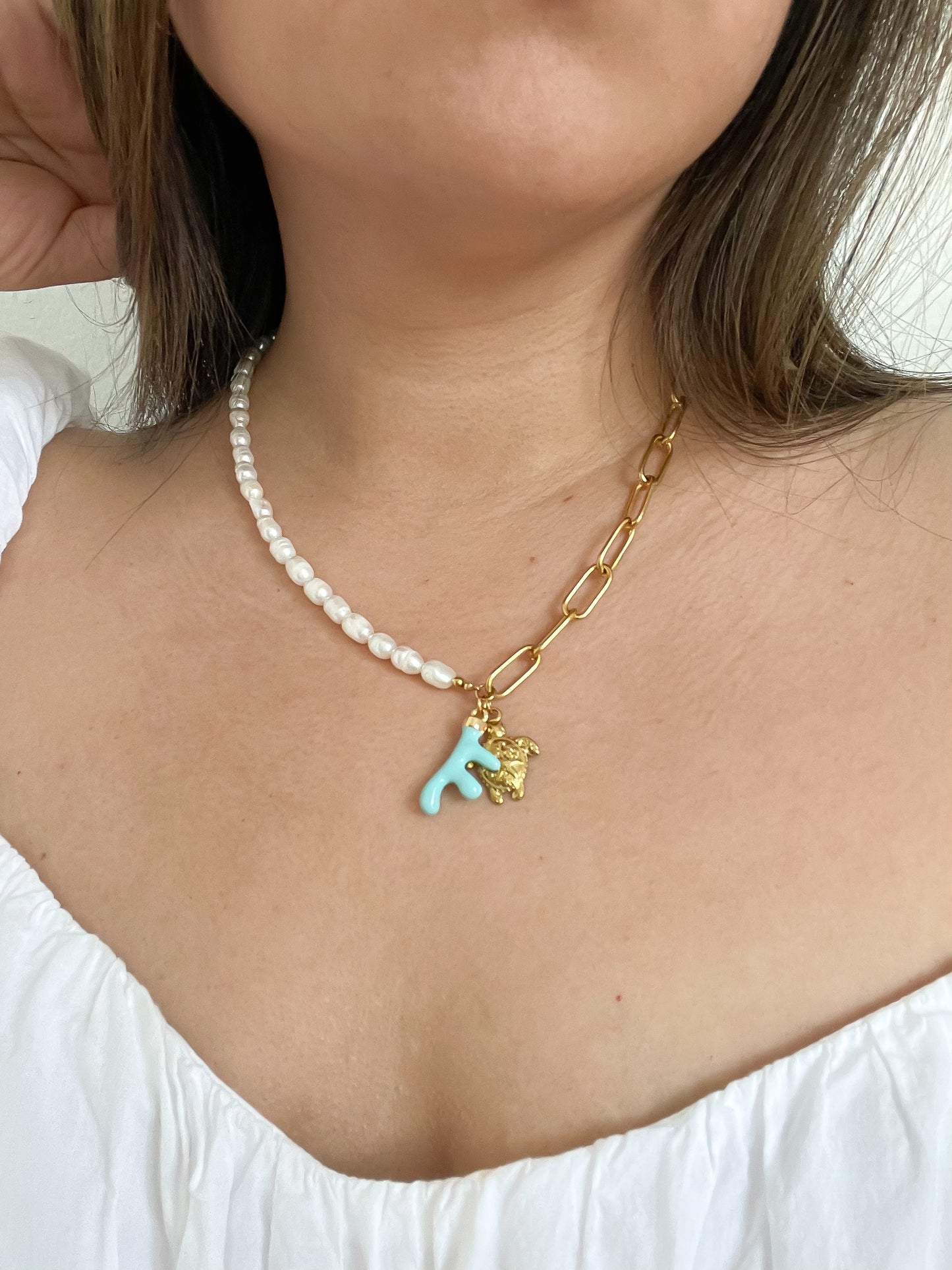 Aquamarine necklace