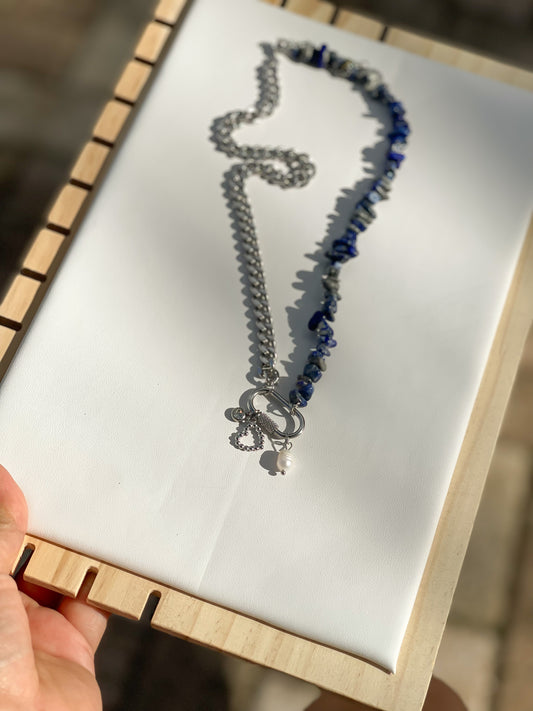 Blue Double necklace