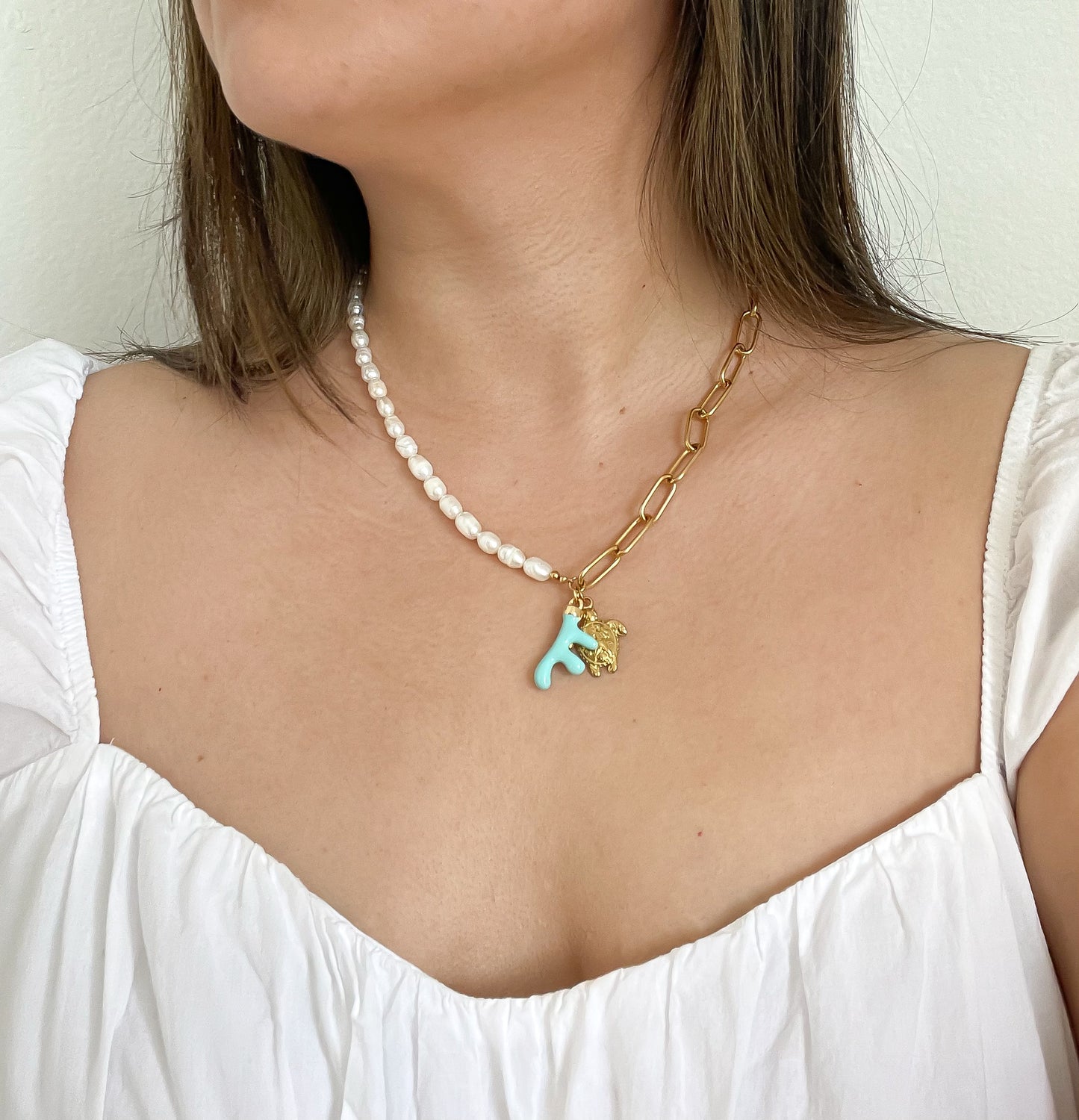 Aquamarine necklace