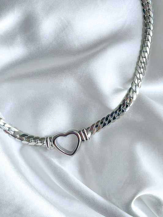 Cira silver necklace